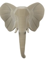 Clayre & Eef Wanddecoratie olifant 17*8*21 cm 6PR3526
