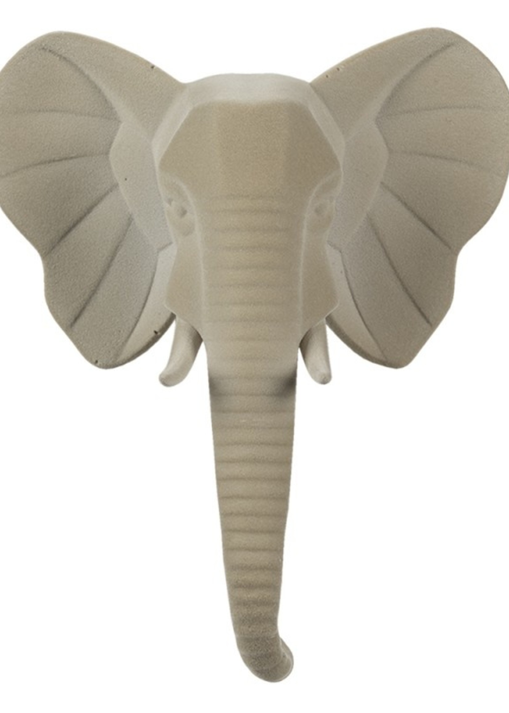 Clayre & Eef Décoration murale léléphant 17*8*21 cm 6PR3526