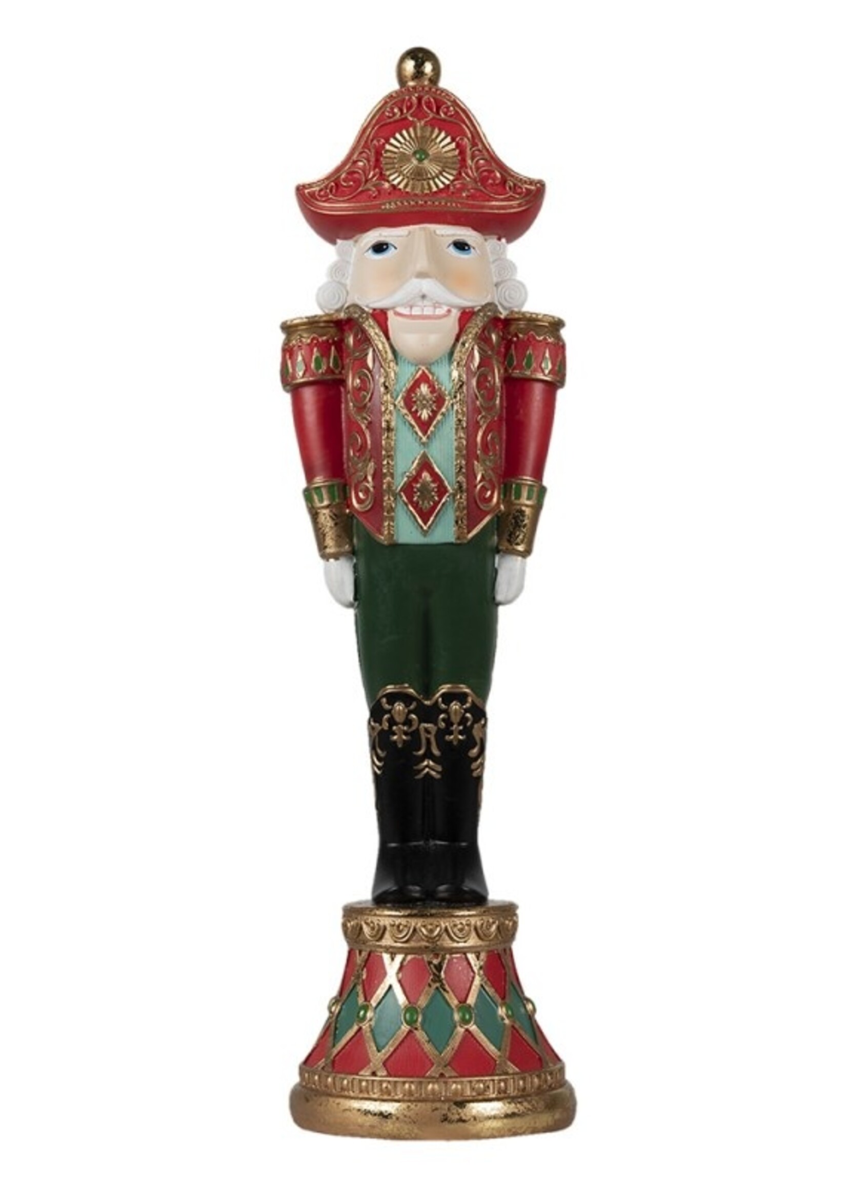 Clayre & Eef Decoratie notenkraker 10*10*36 cm 6PR3525