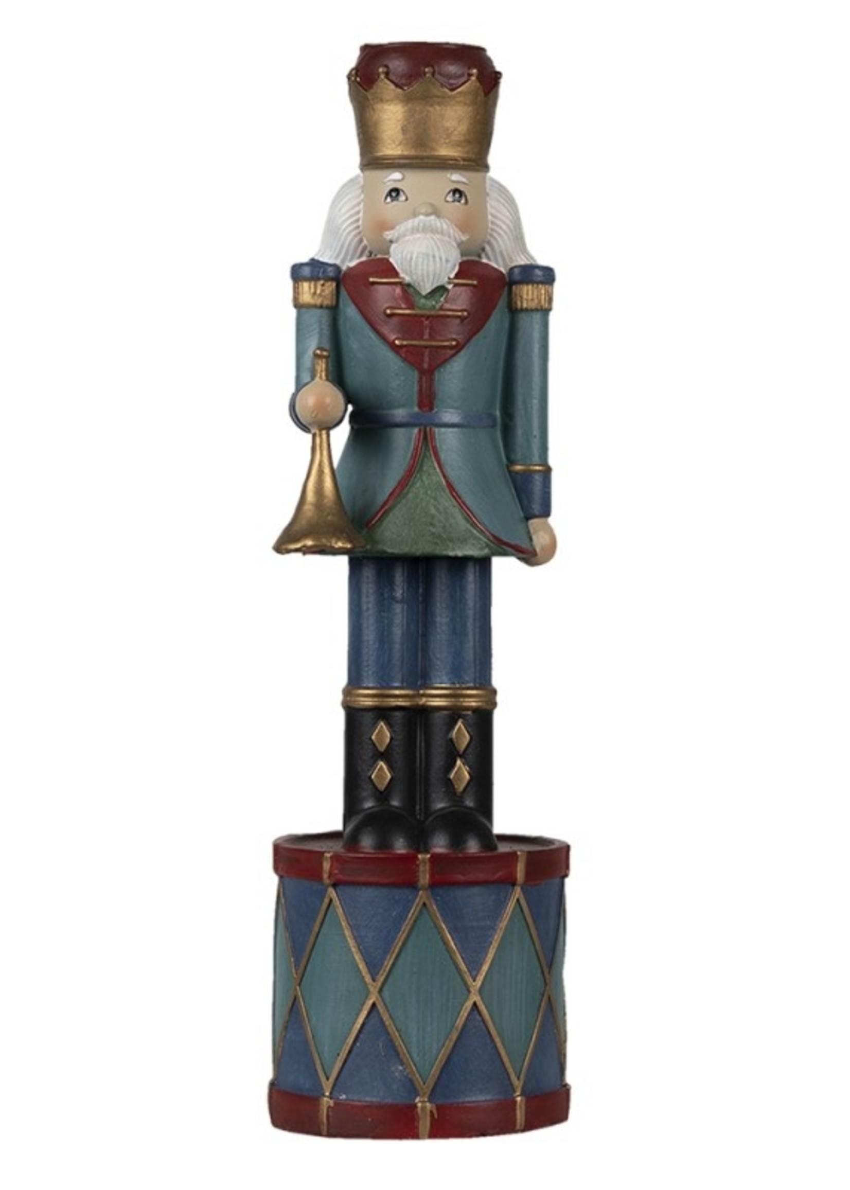 Clayre & Eef Kandelaar notenkraker Ø 7*26 cm 6PR3522