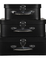 Clayre & Eef Decoratie koffer (3) 30*22*10/25*19*9/20*16*8 cm 65019