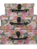 Clayre & Eef Decoratie koffer (3) 30*22*10/25*19*9/20*16*8 cm 65015