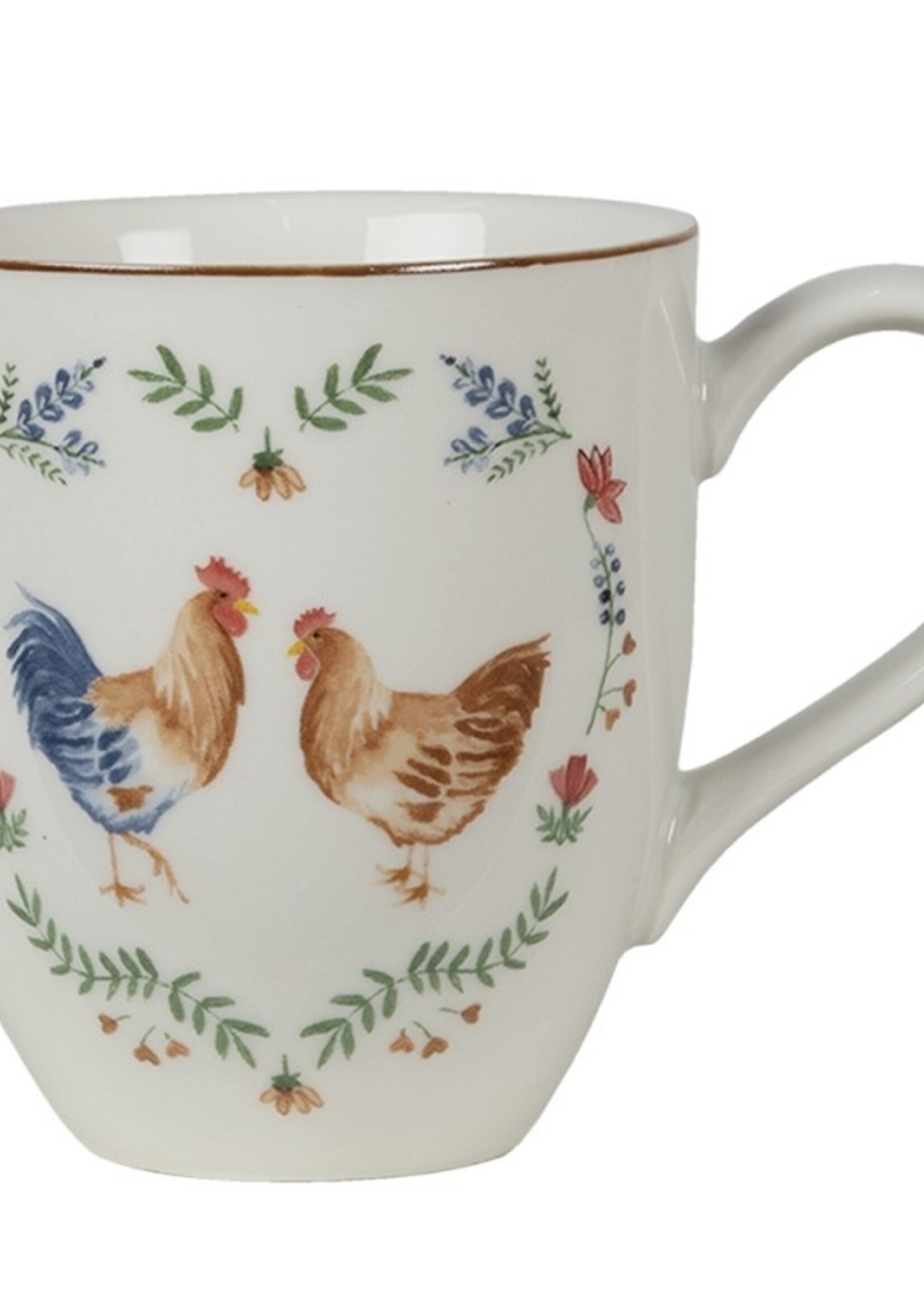 Clayre & Eef Mug 11*8*9 cm / 300 ml CARMU