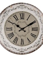 Clayre & Eef Wandklok Ø 34*4 cm / 1*AA 6KL0653