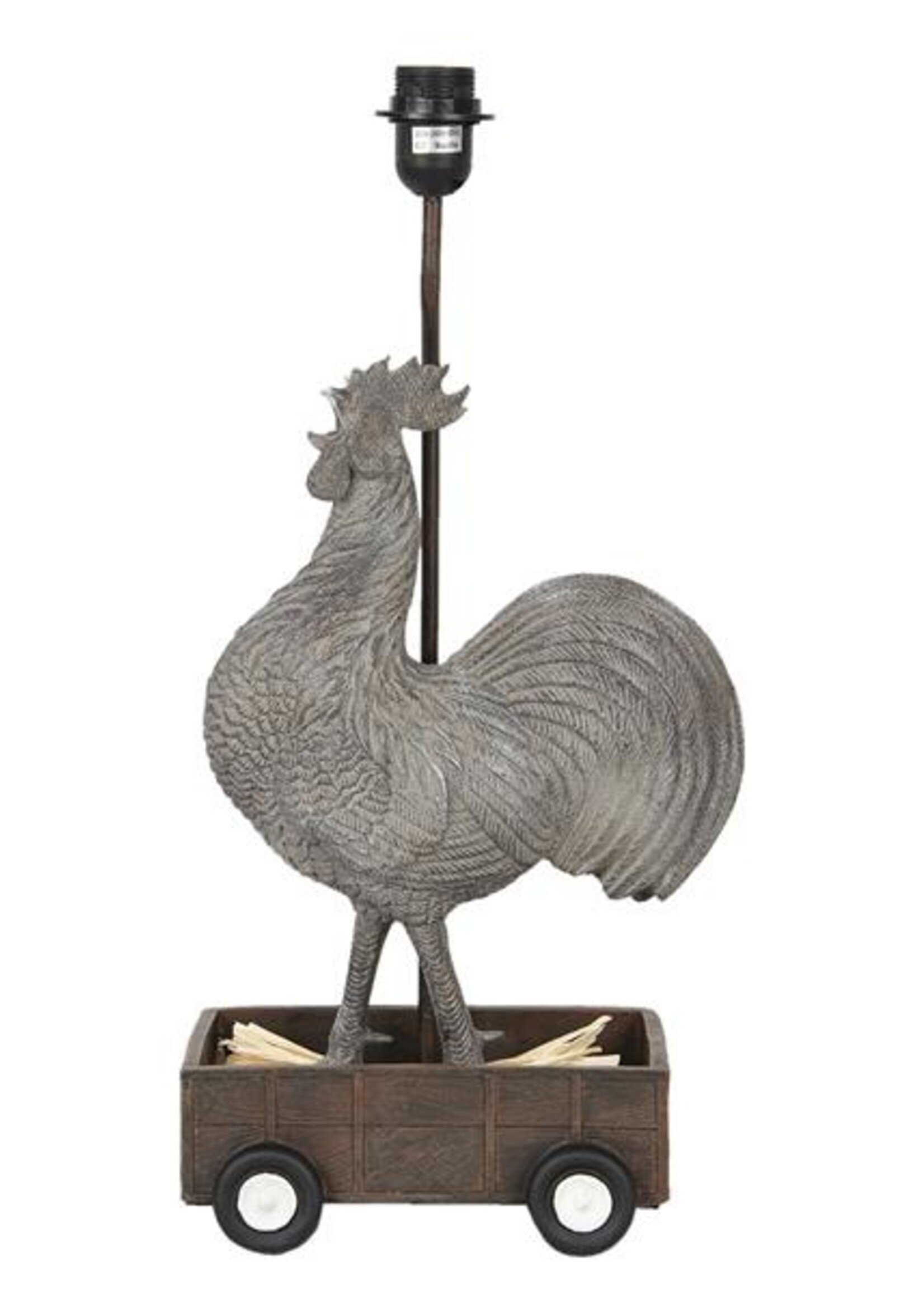 Clayre & Eef Lampe de table 27*17*56 cm E27/max 1*60W 6LMP639