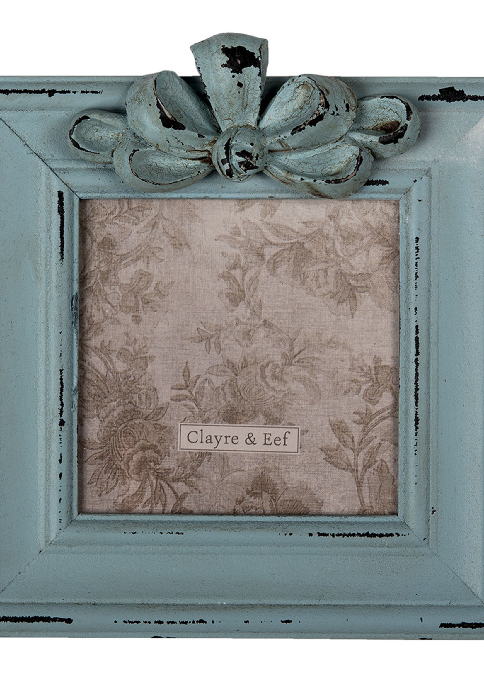 Clayre & Eef Cadre photo 16*2*17 cm / 10*10 cm 2F0892