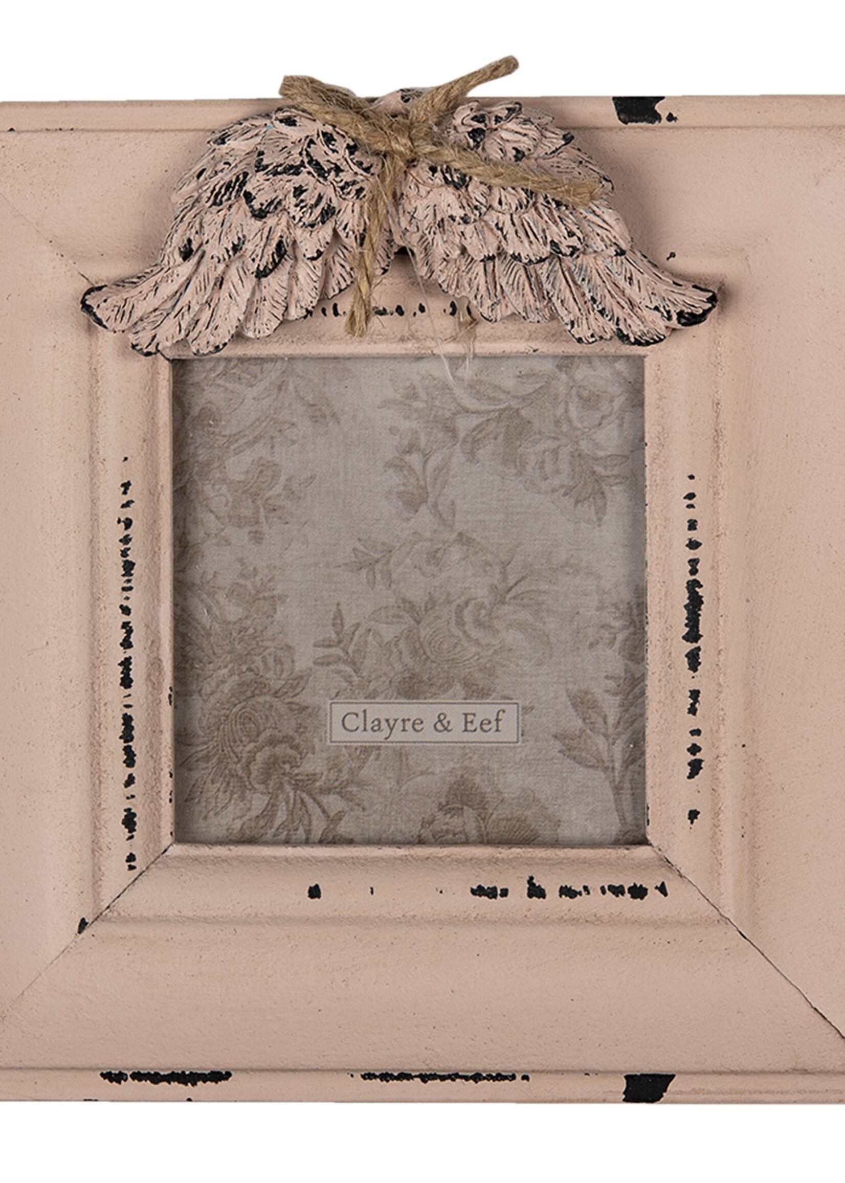 Clayre & Eef Cadre photo 14*2*14 cm / 7*7 cm 2F0888