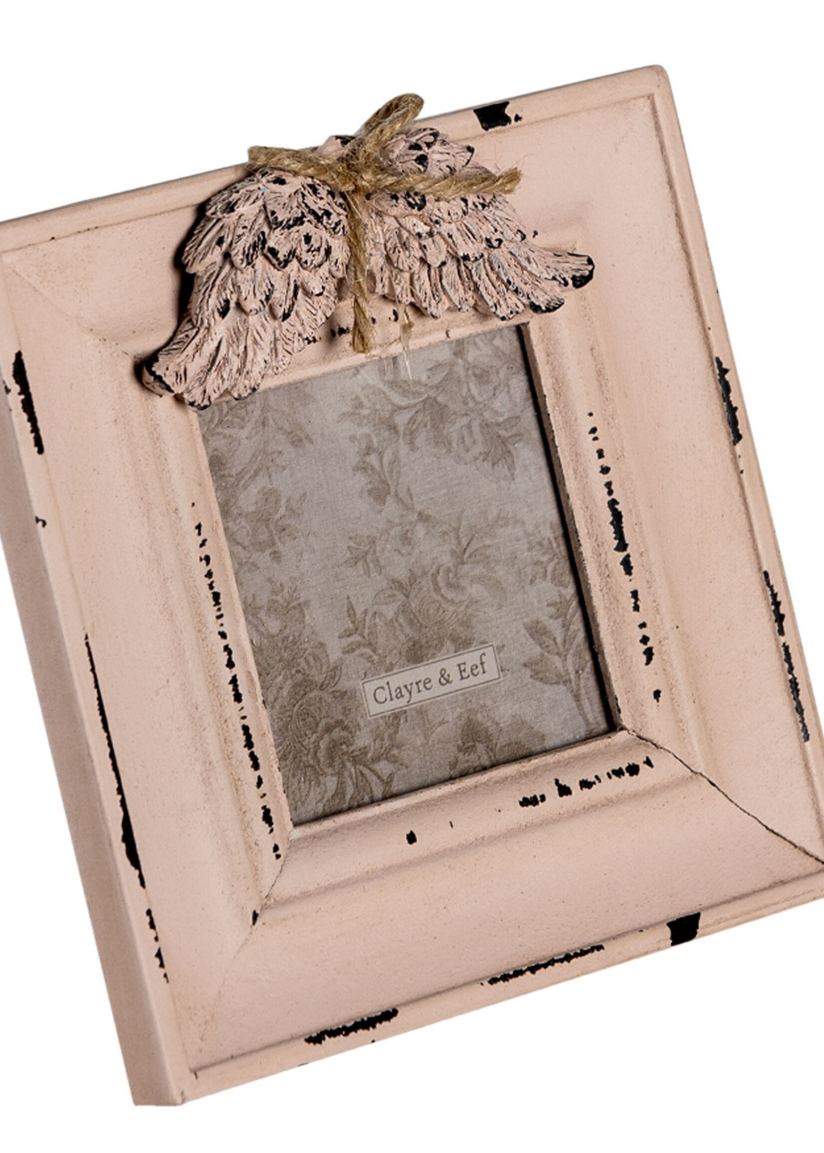 Clayre & Eef Cadre photo 14*2*14 cm / 7*7 cm 2F0888