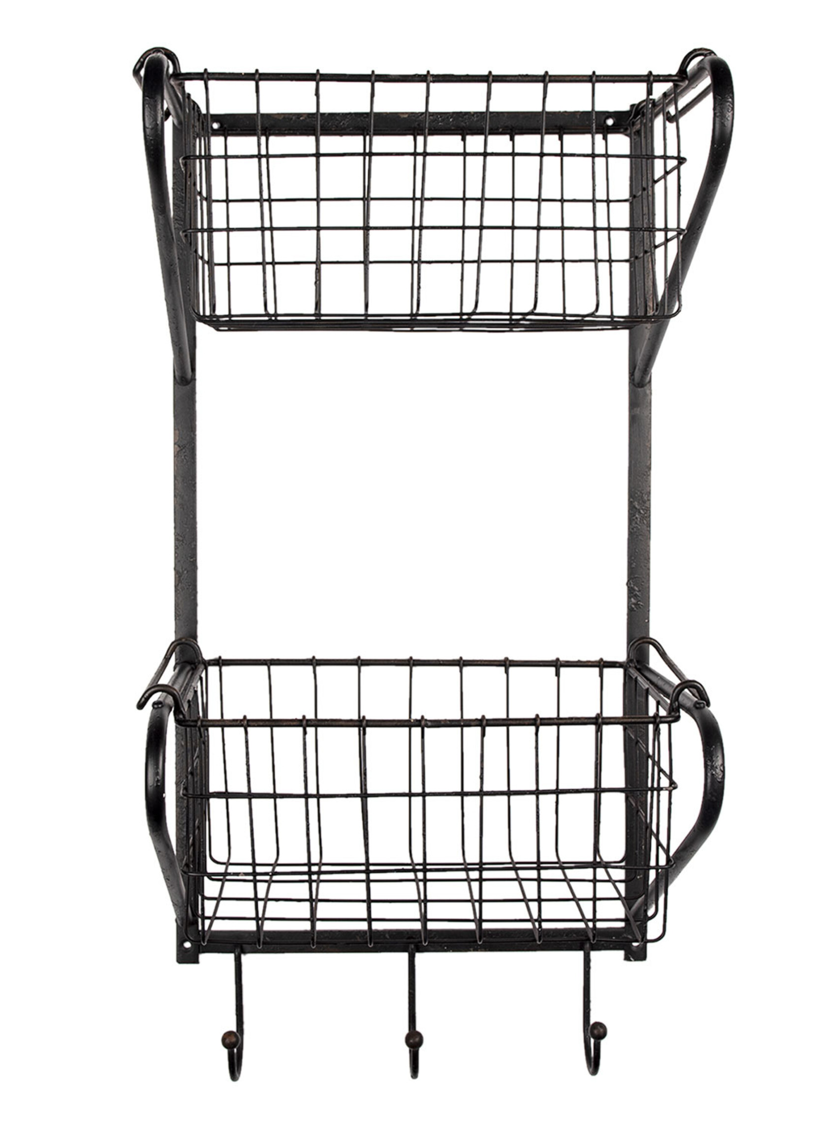 Clayre & Eef Étagère murale 31*22*63 cm 5Y0965