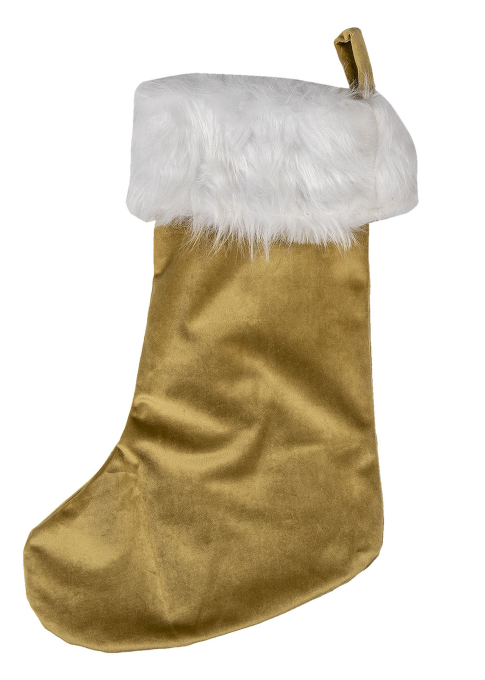 Clayre & Eef Décoration chaussette de Noel 30*45 cm 64957