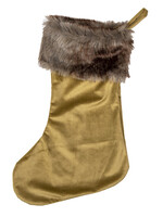 Clayre & Eef Décoration chaussette de Noel 30*45 cm 64956