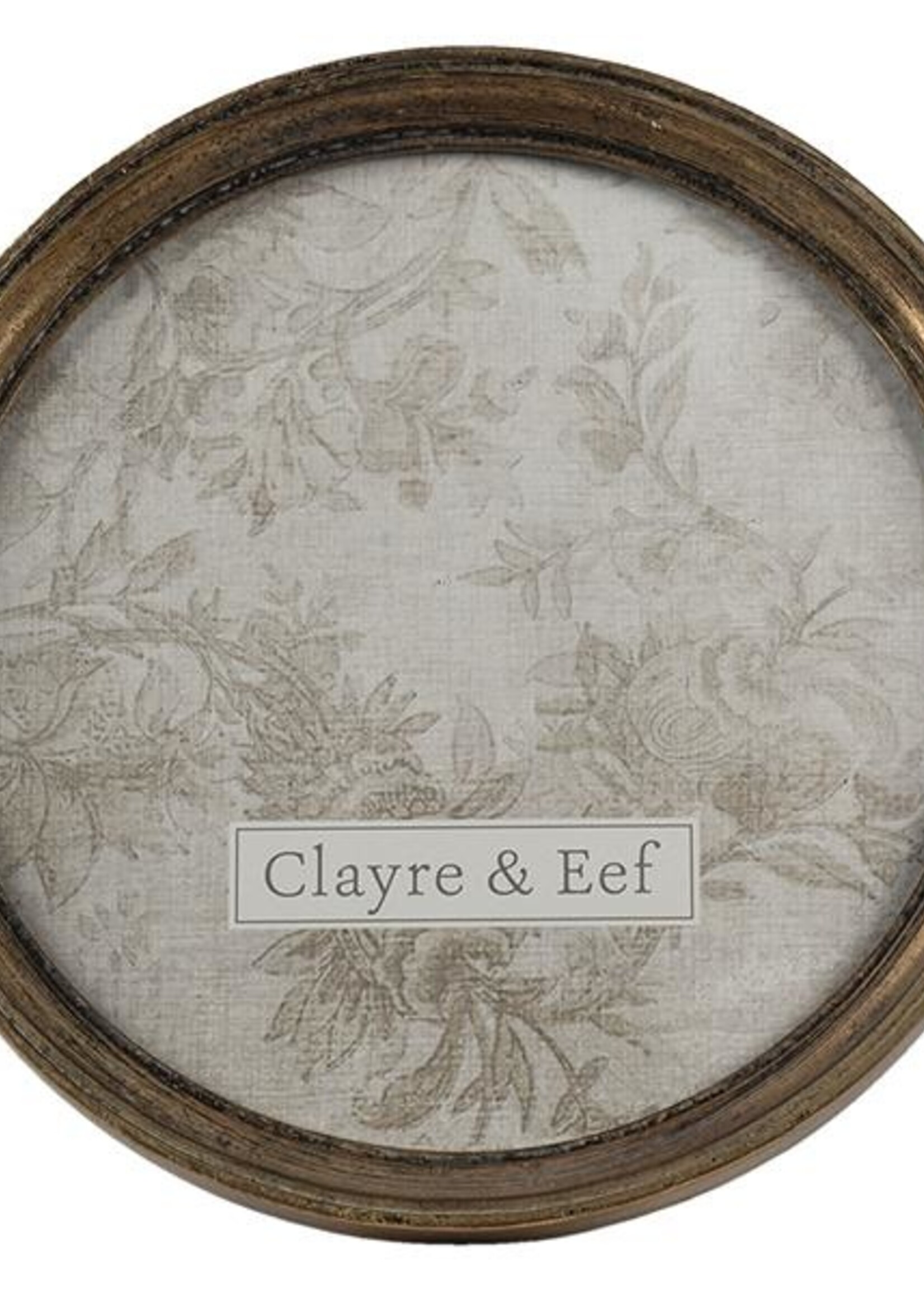 Clayre & Eef Fotolijst Ø 27*3 cm / Ø 22 cm 2F0851