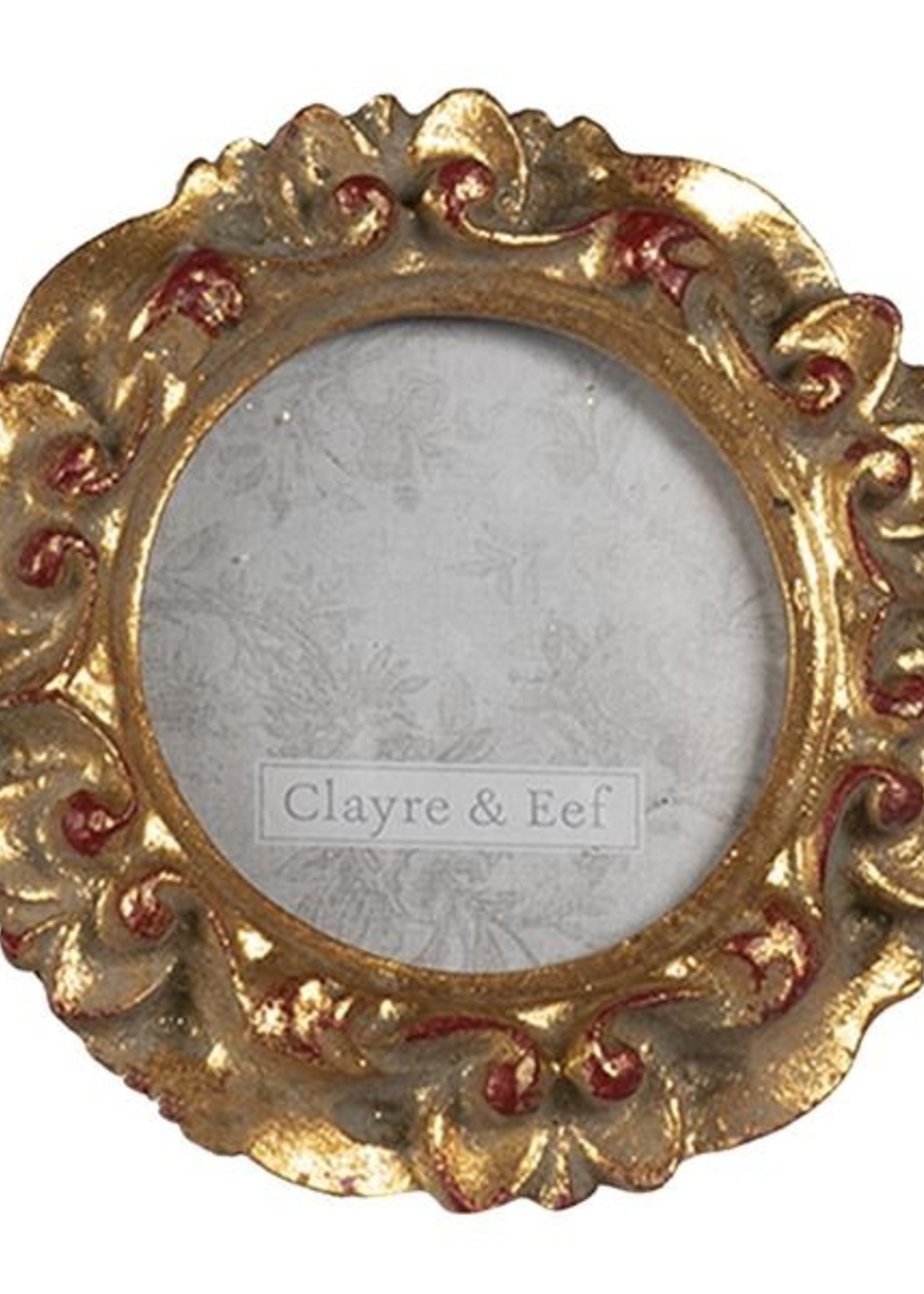 Clayre & Eef Fotolijst Ø 11*1 cm / Ø 8 cm 2F0849