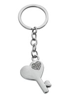 Clayre & Eef Porte-clés couleur argentée JZKC0065