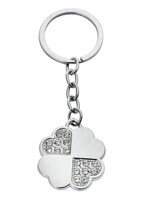 Clayre & Eef Porte-clés couleur argentée JZKC0064