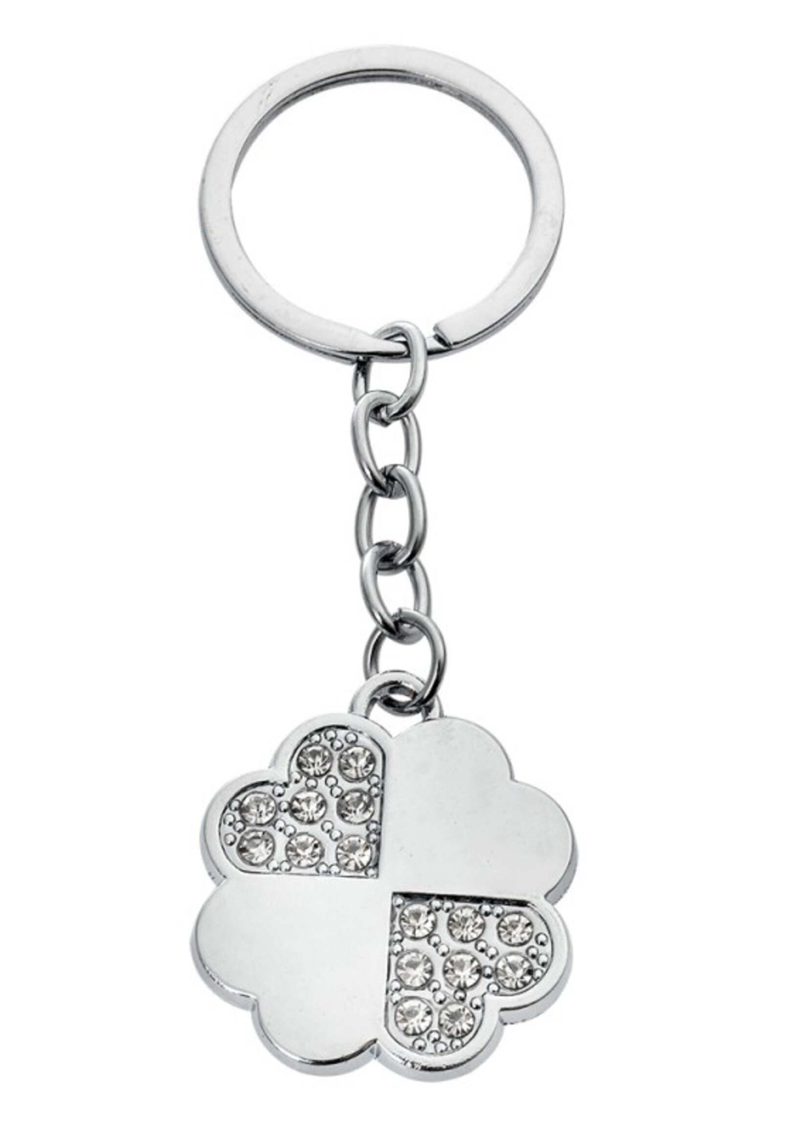 Clayre & Eef Porte-clés couleur argentée JZKC0064