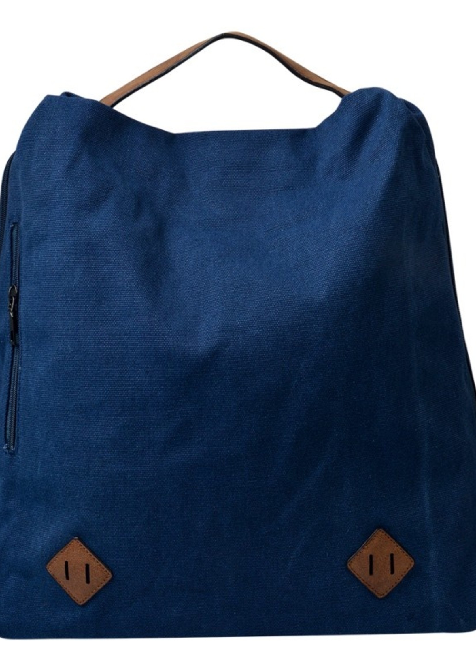 Clayre & Eef Sac 38*12*40 cm bleu JZBG0255BL