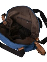 Clayre & Eef Sac 35*12*33 cm bleu JZBG0253BL