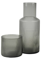 Clayre & Eef Carafe avec verre Ø 7*18 cm 6GL3257