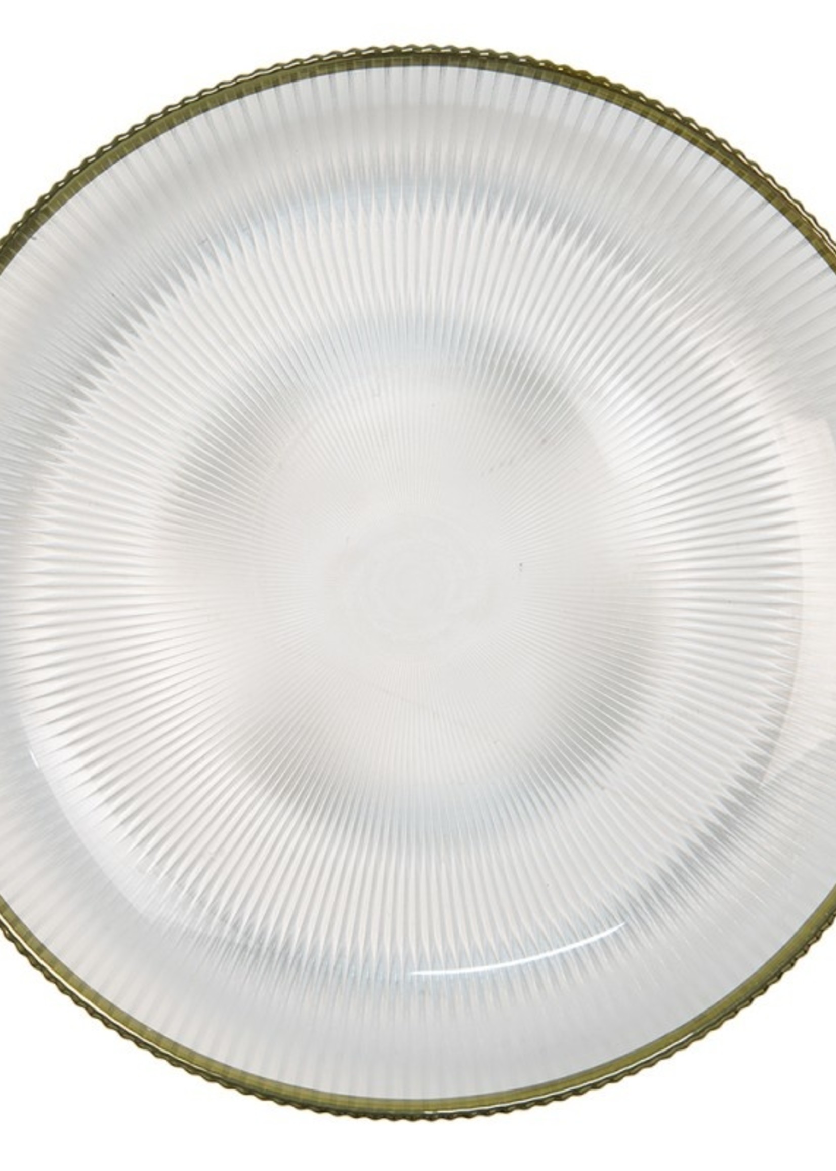 Clayre & Eef Groot bord Ø 31*3 cm 6GL3251