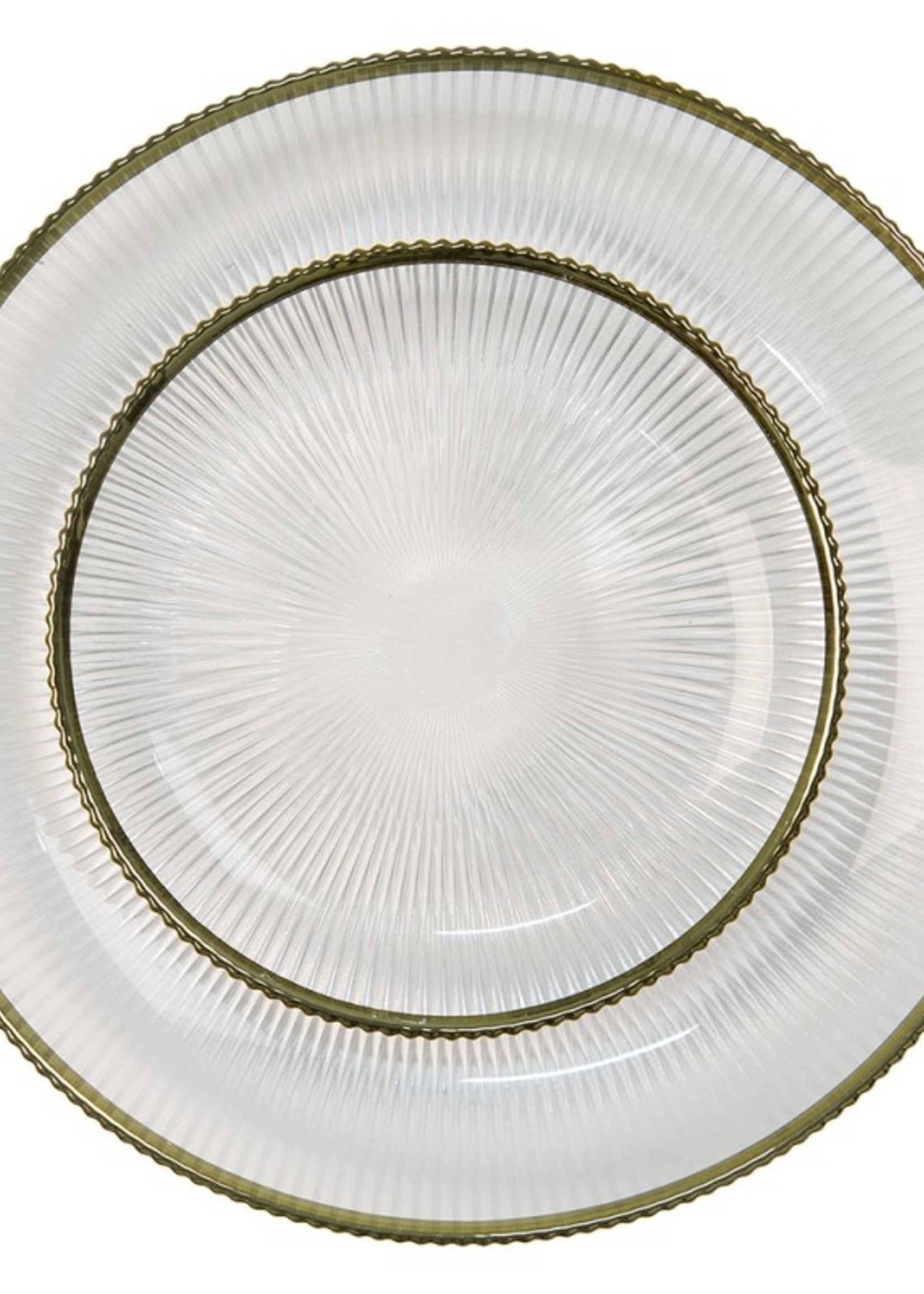 Clayre & Eef Grande assiette Ø 31*3 cm 6GL3251