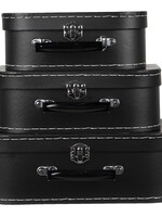 Clayre & Eef Décoration valise (3) 30*19*10/26*17*9/22*15*9 cm 65017