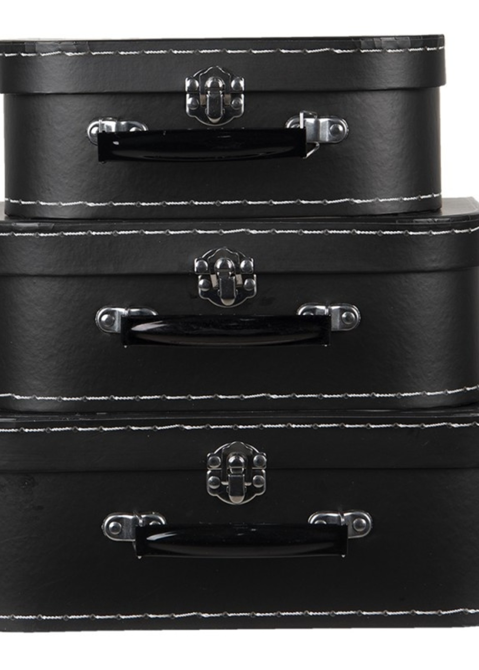 Clayre & Eef Décoration valise (3) 30*19*10/26*17*9/22*15*9 cm 65017