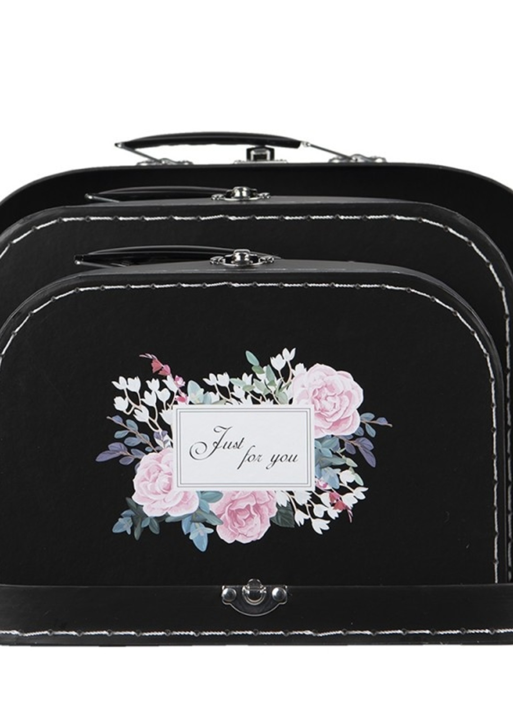 Clayre & Eef Décoration valise (3) 30*19*10/26*17*9/22*15*9 cm 65017