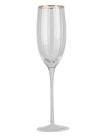 Clayre & Eef Verre à champagne Ø 7*25 cm 6GL3249