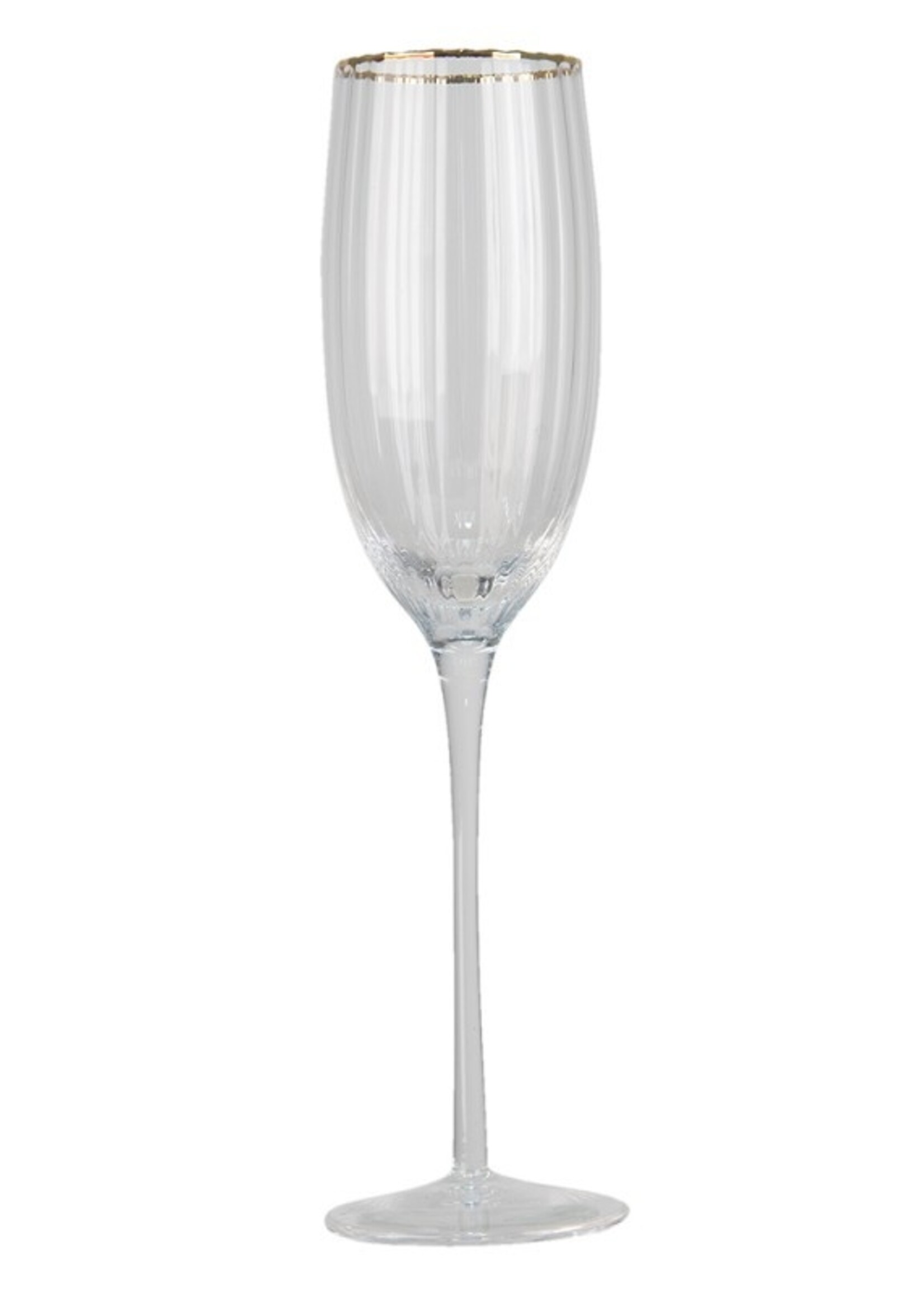 Clayre & Eef Verre à champagne Ø 7*25 cm 6GL3249