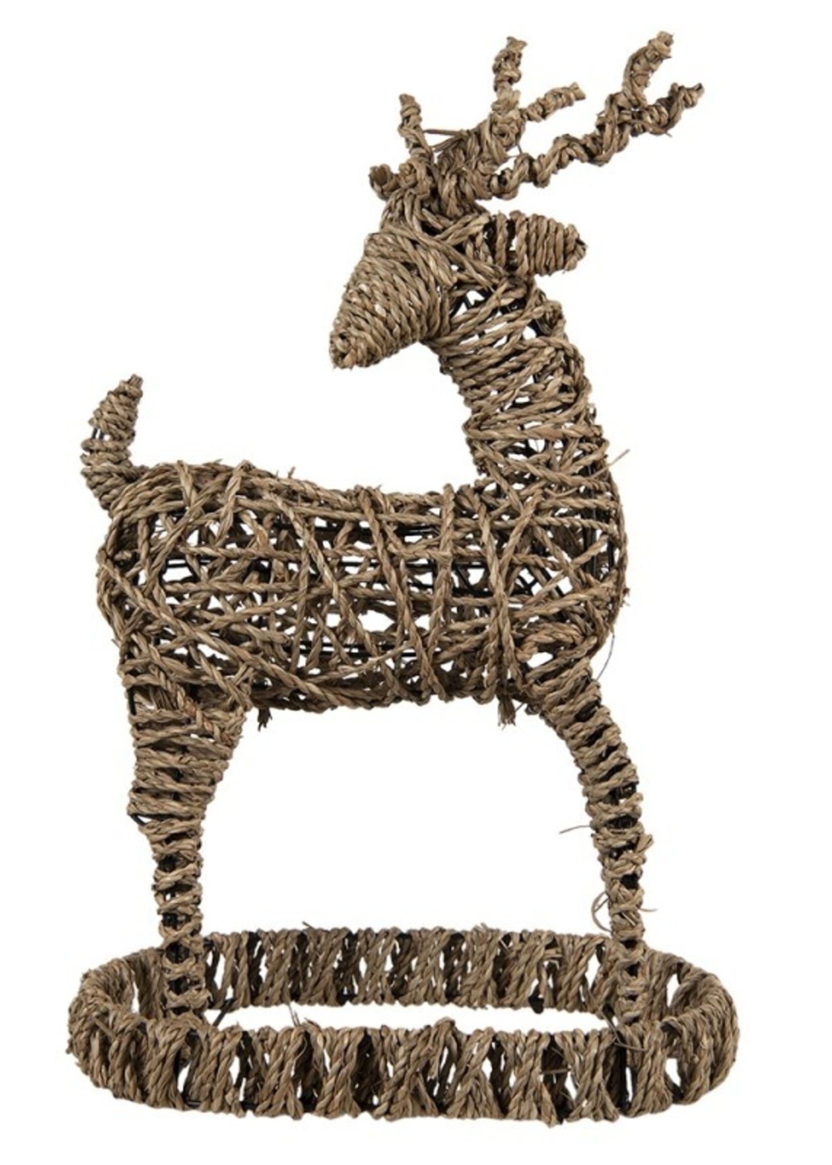 Clayre & Eef Decoratie rendier 30*20*49 cm 6RO0547