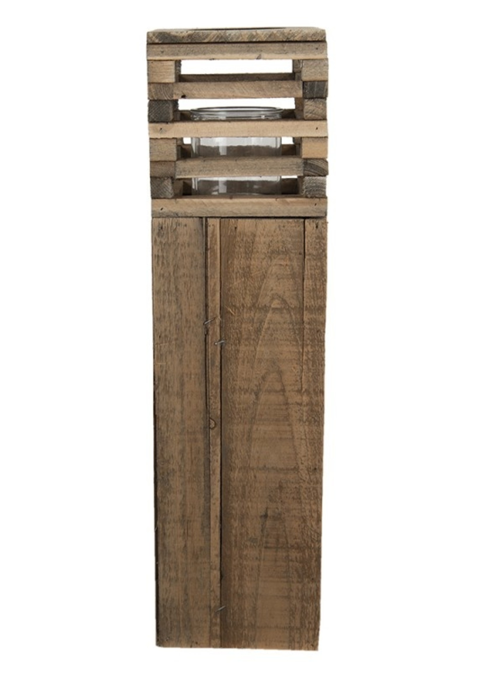 Clayre & Eef Lanterne 14*14*52 cm 6H2088