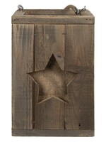 Clayre & Eef Windlicht 19*19*28 cm 6H2086