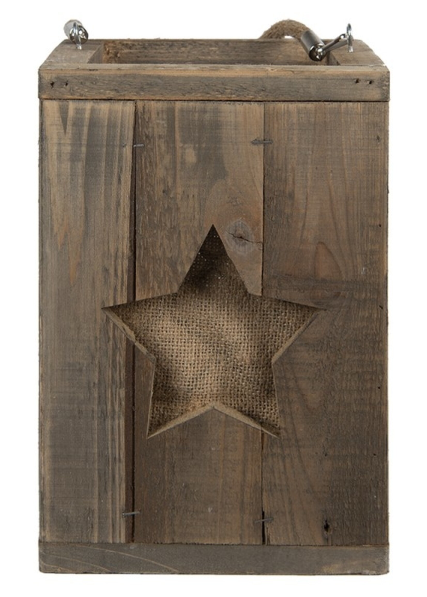 Clayre & Eef Windlicht 19*19*28 cm 6H2086