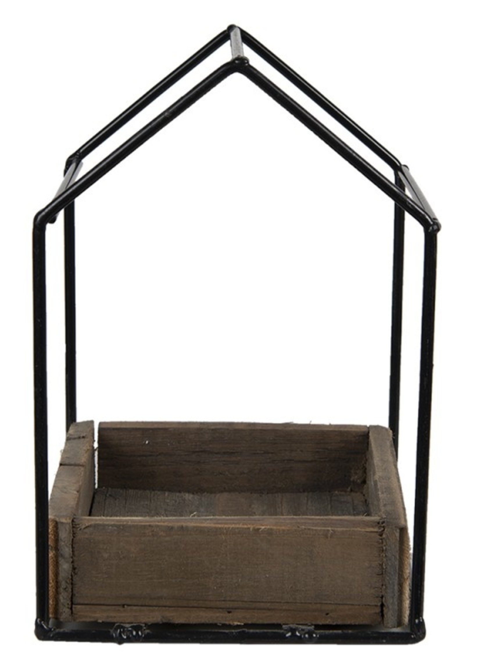 Clayre & Eef Porte plantes 15*15*23 cm 64967