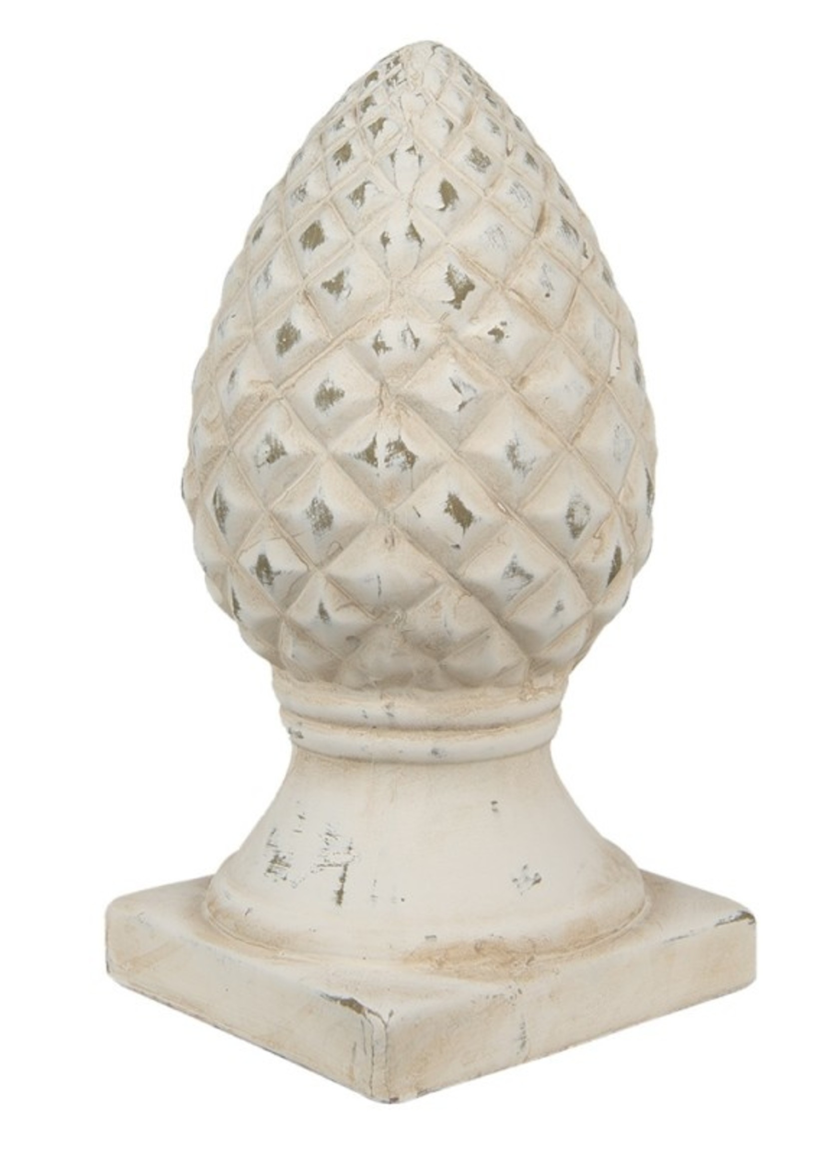 Clayre & Eef Decoratie dennenappel Ø 14*28 cm 6TE0397