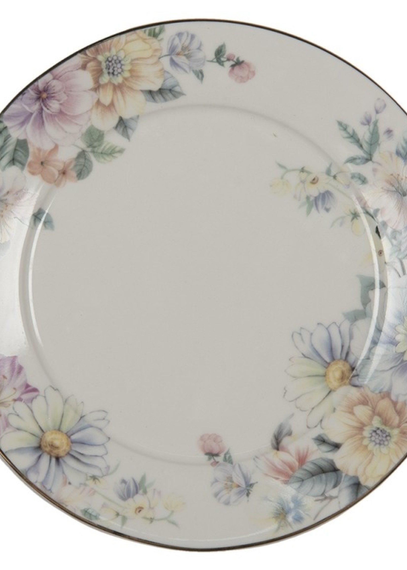 Clayre & Eef Petite assiette Ø 20*2 cm FLODP