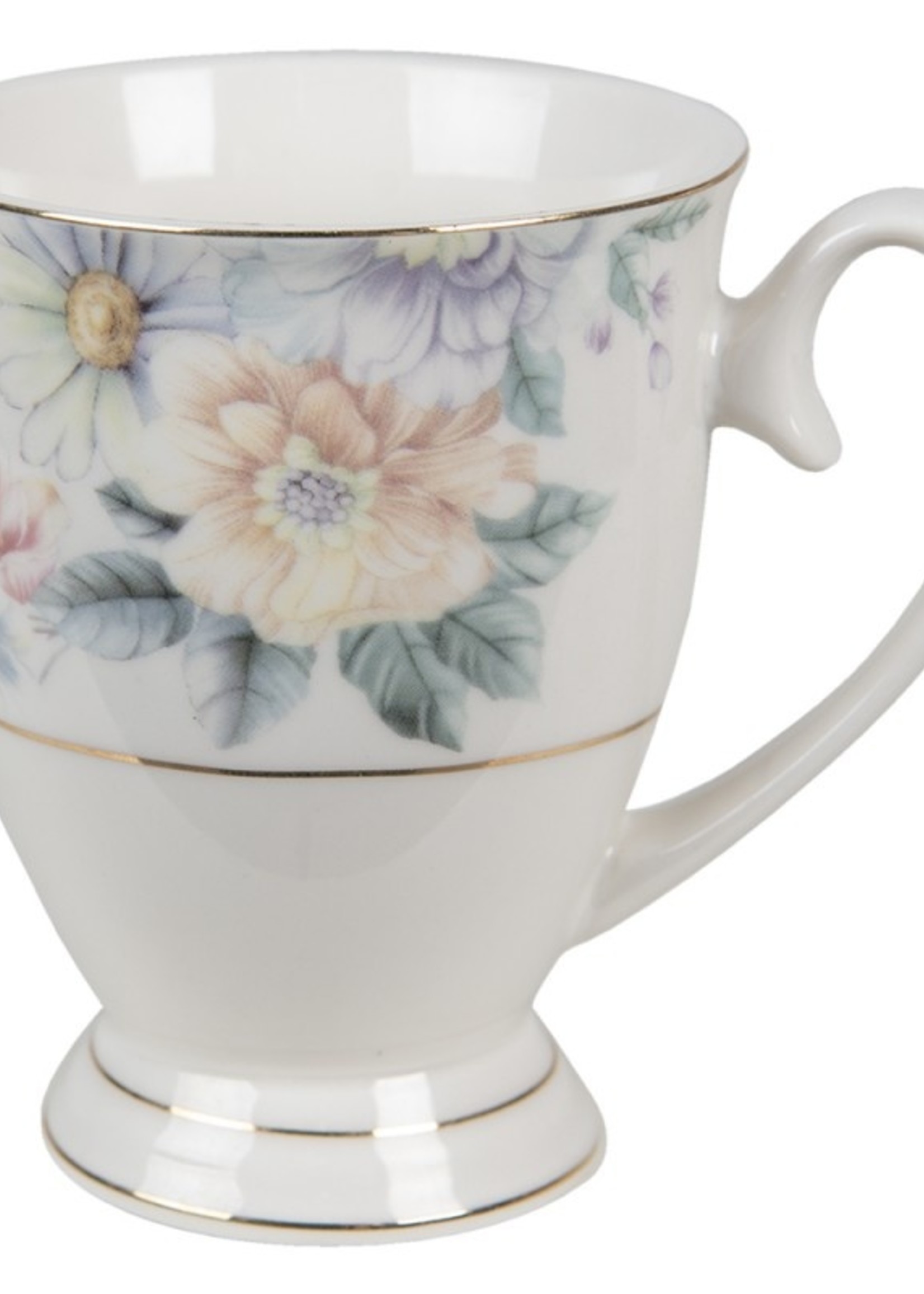 Clayre & Eef Mug 11*8*10 cm / 300 ml FLOMU