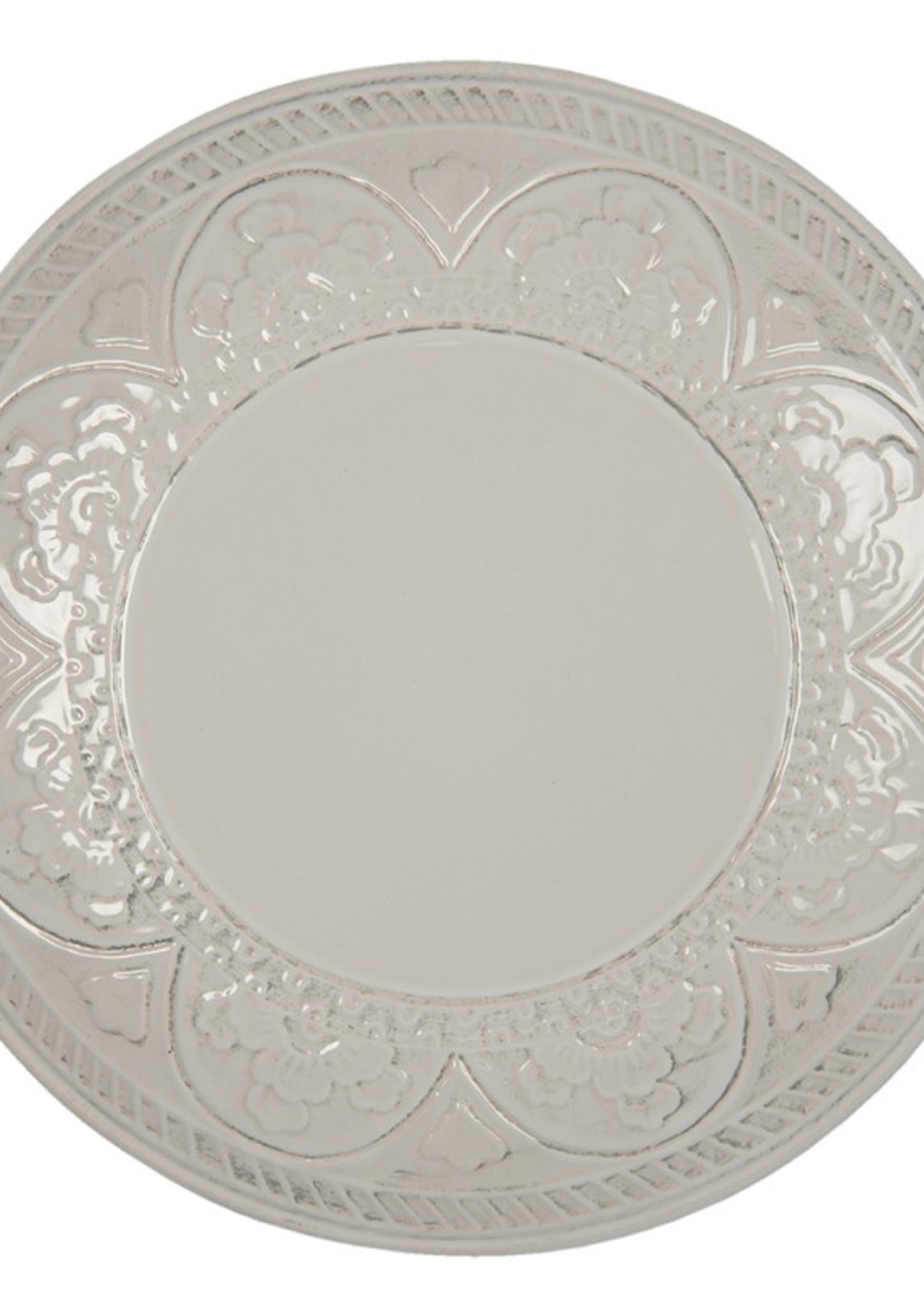 Clayre & Eef Groot bord Ø 27*3 cm 6CEFP0098