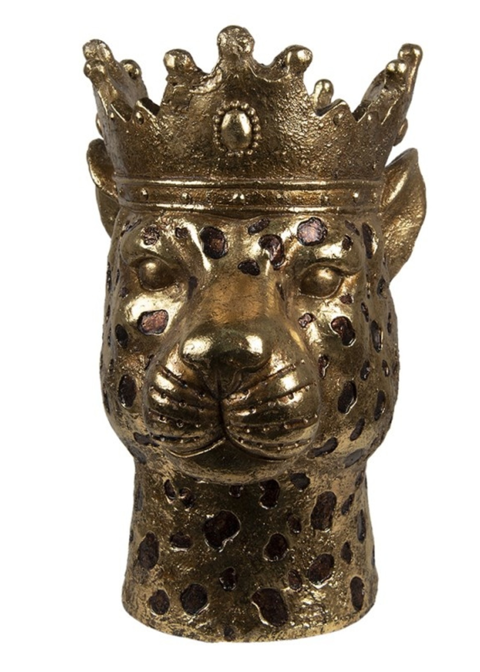 Clayre & Eef Décoration léopard 25*31*41 cm 6PR4763