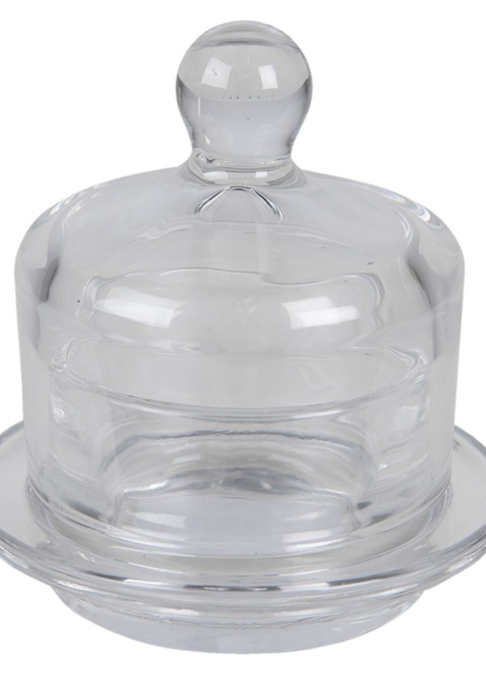 Clayre & Eef Bocal avec couvercle Ø 9*10 cm 6GL3394