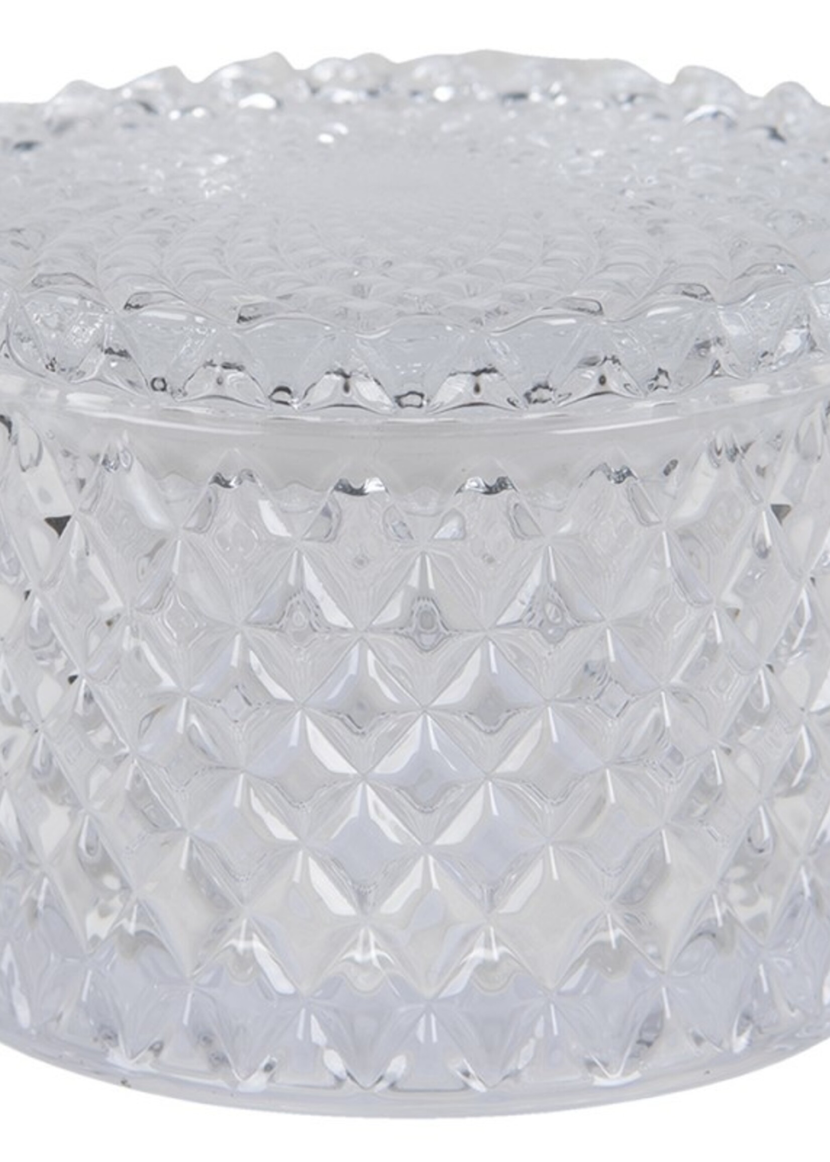 Clayre & Eef Schaaltje met deksel Ø 11*8 cm 6GL3391