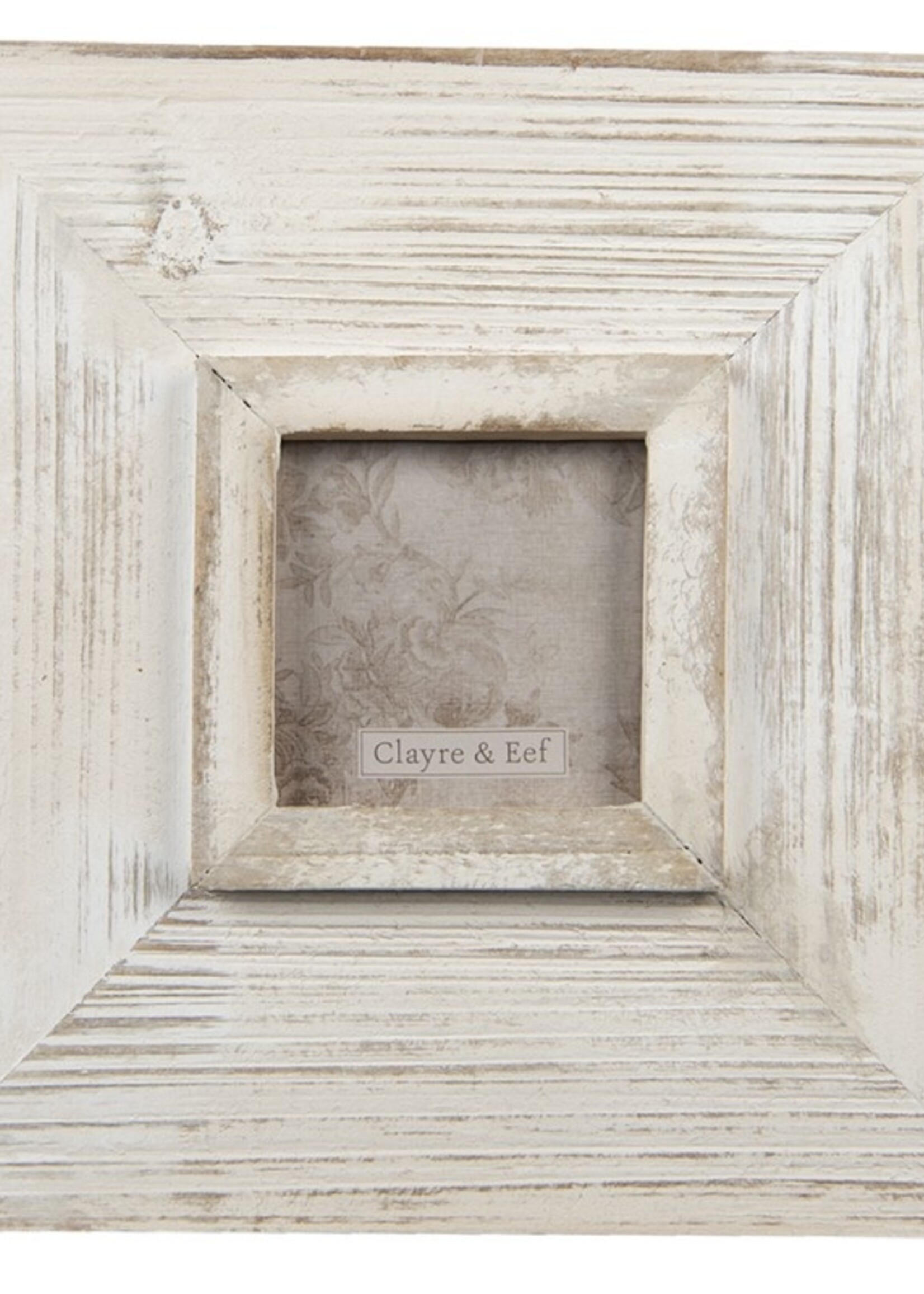 Clayre & Eef Fotolijst 25*2*25 cm / 9*9 cm 2F0846