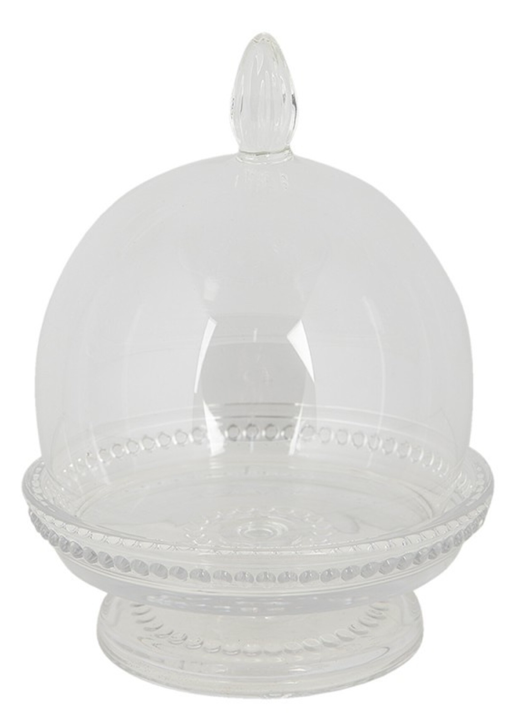Clayre & Eef Cloche de verre Ø 12*17 cm 6GL3380