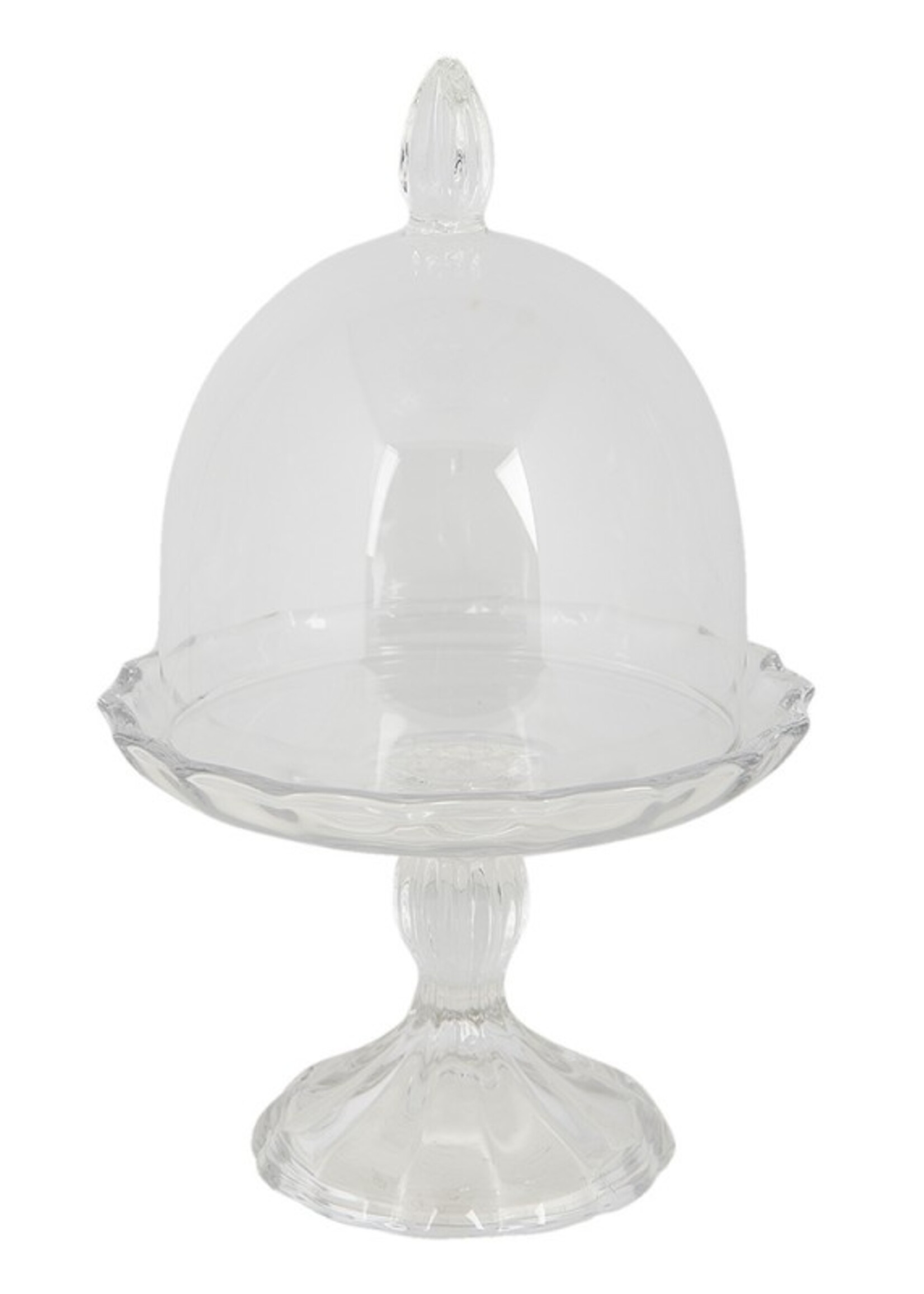 Clayre & Eef Cloche de verre Ø 14*21 cm 6GL3379
