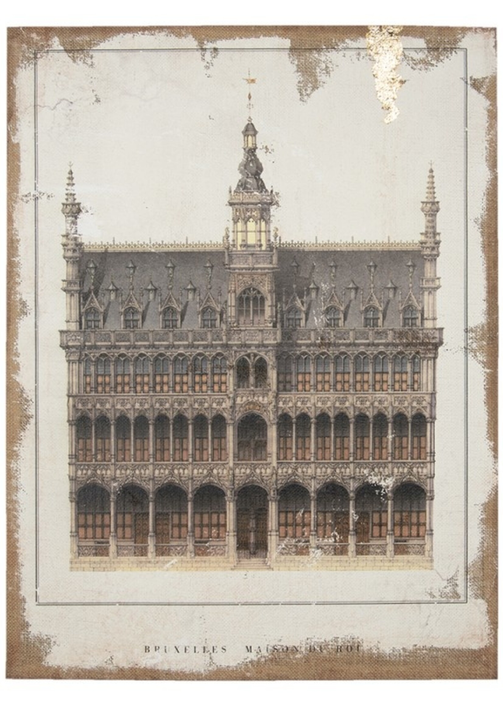 Clayre & Eef Schilderij 60*3*80 cm 50621