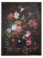 Clayre & Eef Peinture vase avec fleurs 55*3*73 cm 50635