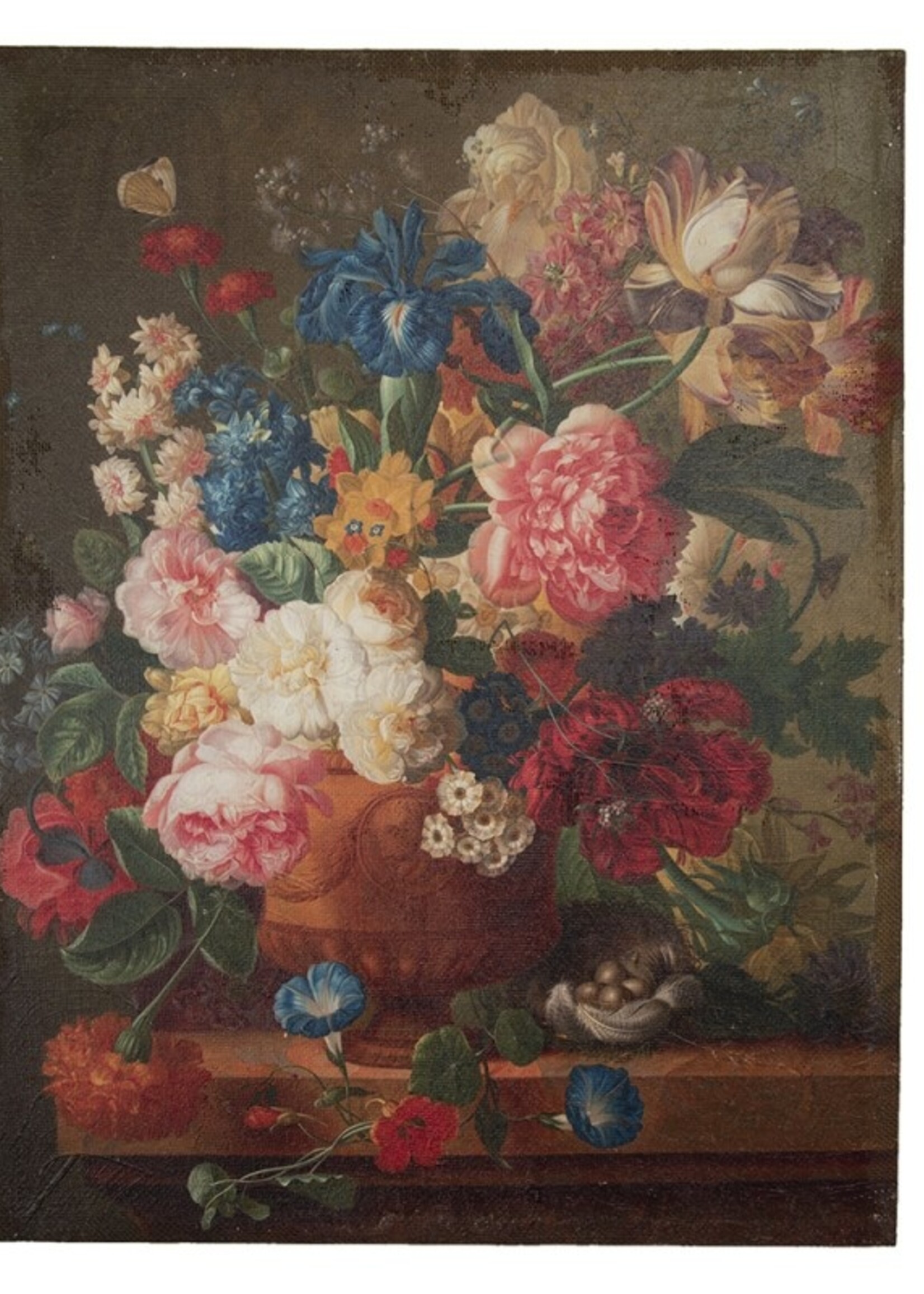 Clayre & Eef Peinture vase avec fleurs 55*3*73 cm 50634