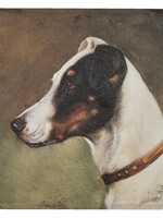 Clayre & Eef Schilderij met hond 60*3*60 cm 50627