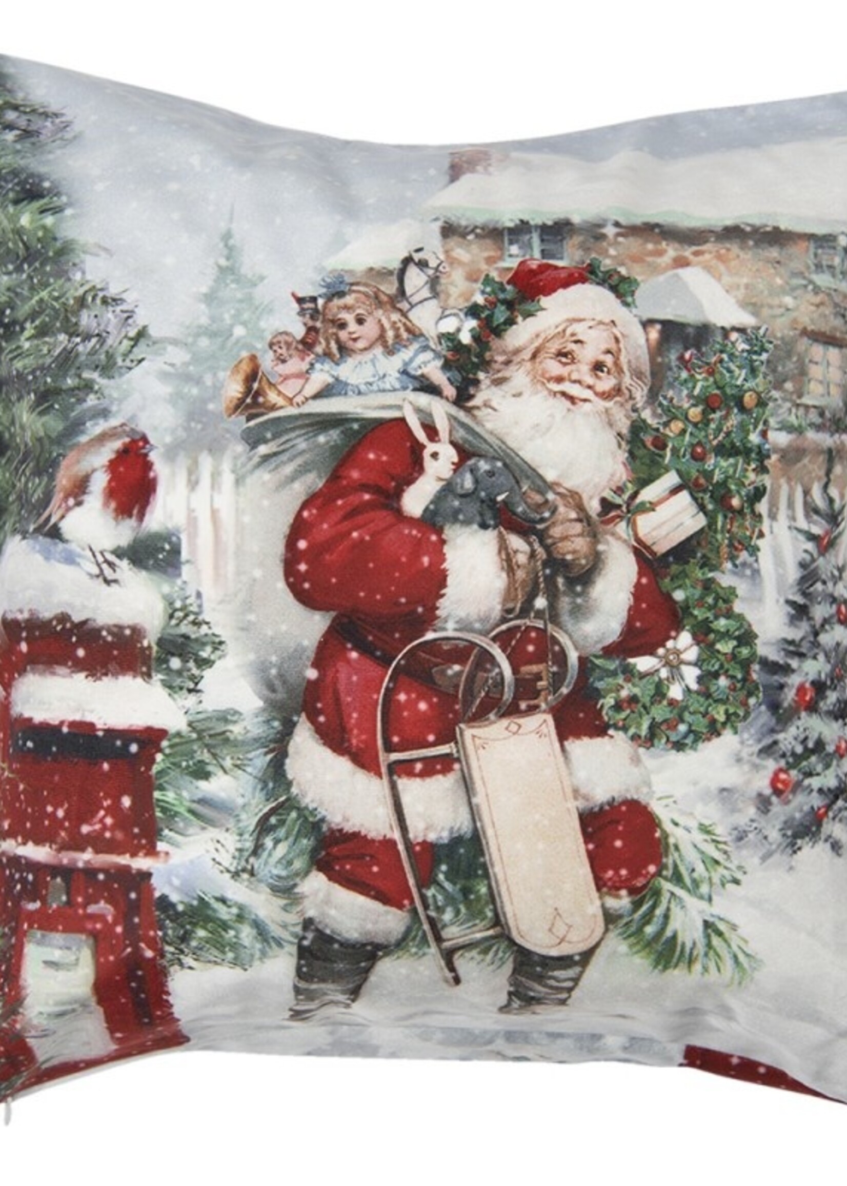 Clayre & Eef Housse de coussin 45*45 cm KT021.282